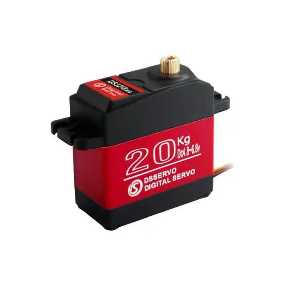 Originale DS3218Mg 20kg ad alta coppia digitale 180 gradi Robot manipolatore arrampicata auto motore potenza metallo Drone accessori